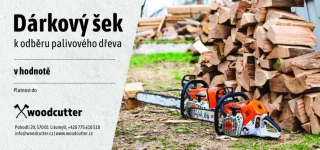 Dárkový šek  k odběru palivového dřeva